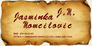 Jasminka Momčilović vizit kartica